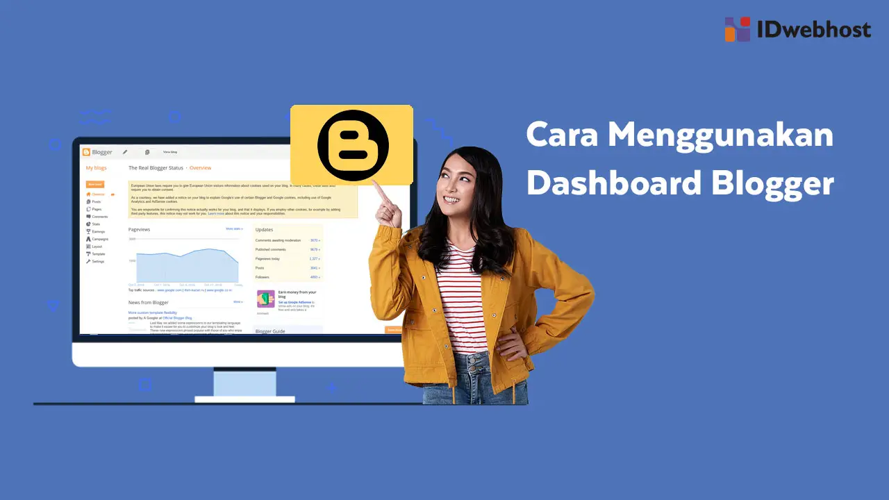 Cara Menggunakan Dashboard Blogger Dan Fungsi Utamanya